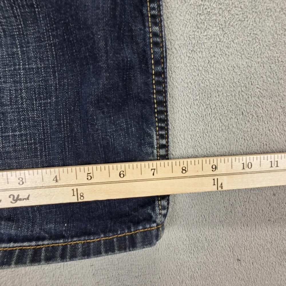 Vintage Levis 504 Jeans Mens 28x32 Blue Straight Engineered Dark Wash Honeycomb